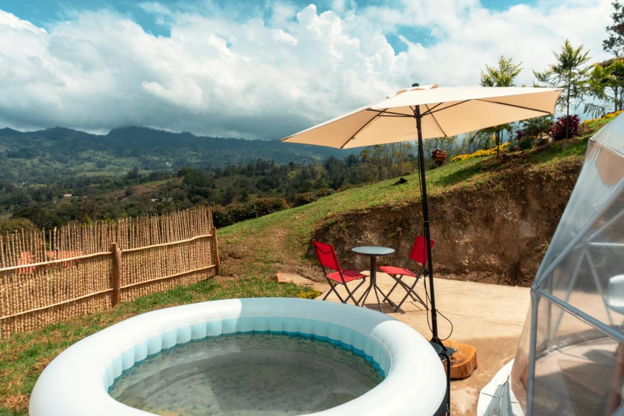 Guaia Terra Glamping Hotel Pacho Bagian luar foto